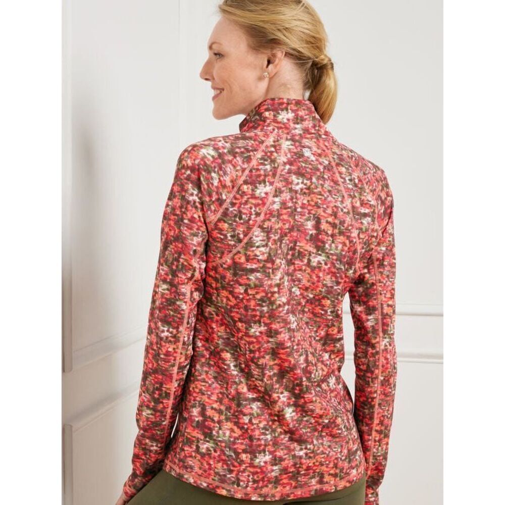 NEW Talbots PERFORMANCE INTERLOCK HALF ZIP PULLOV… - image 2